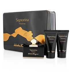 Salvatore Ferragamo Signorina Misteriosa Coffret: Eau De Parfum Spray 50ml/1.7oz + Body Lotion 50ml/1.7oz + Bath & Shower Gel 50ml/1.7oz 3pcs