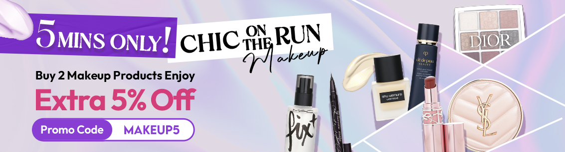Buy 2 makeup products Enjoy Extra 5% off