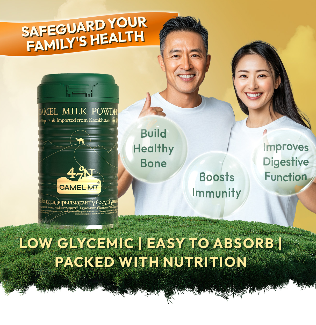Experience the multi health benefits of Camel MT Camel Milk Powder! Now when you buy Camel MT Camel Milk Powder at Strawberrynet, You can snag e-cash coupon!