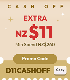 Cash off Extra NZ$10