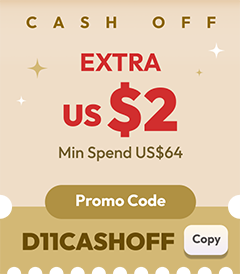 Cash off Extra US$2