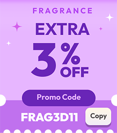 Extra 3% off on Fragrance