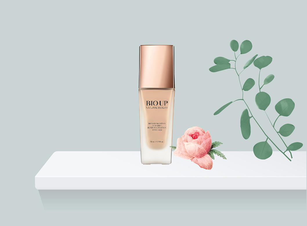 Natural BeautyBIO UP Rose Collagen Intensive Serum Foundation SPF50 