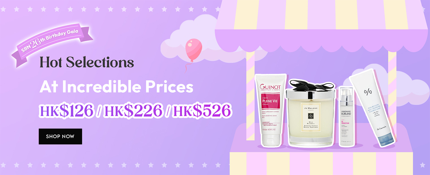 Seize the opportunity to enjoy exclusive offer of incredible fixed prices at SBN 26th Birthday Gala! Stock up on your beauty faves with BIG saving.