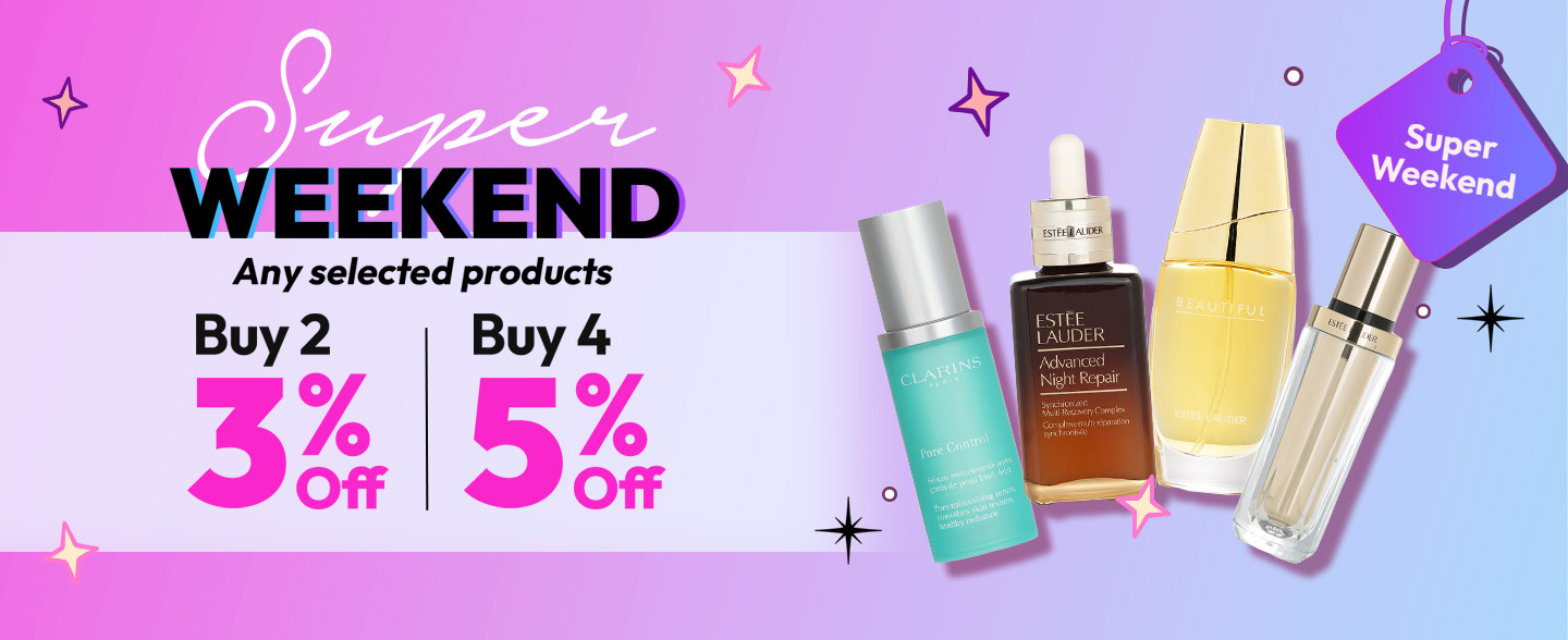 Super Weekend Flash Sale is here! For a limited time only, enjoy exclusive discounts on any selected products. Buy 2 and get 3% off, or go big with 4 items to unlock 5% off! It’s the perfect chance to stock up on your favorites.  Shop Now!