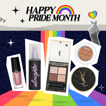 Happy Pride Month: Extra 3% off for Selected Make-up