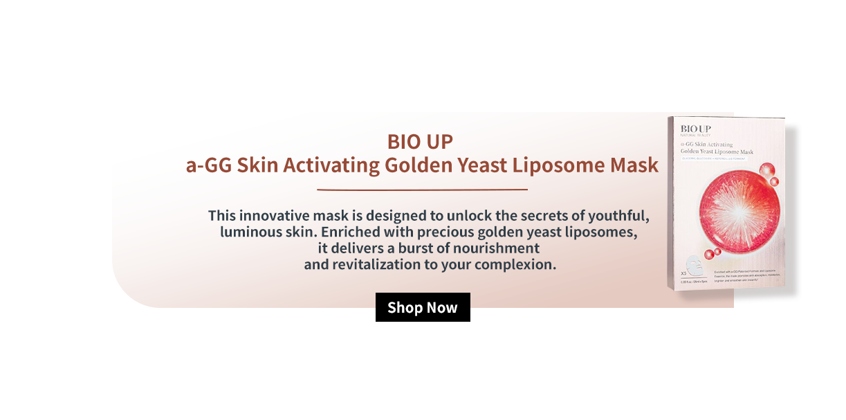 Natural BeautyBIO UP a-GG Skin Activating Golden Yeast Liposome Mask 