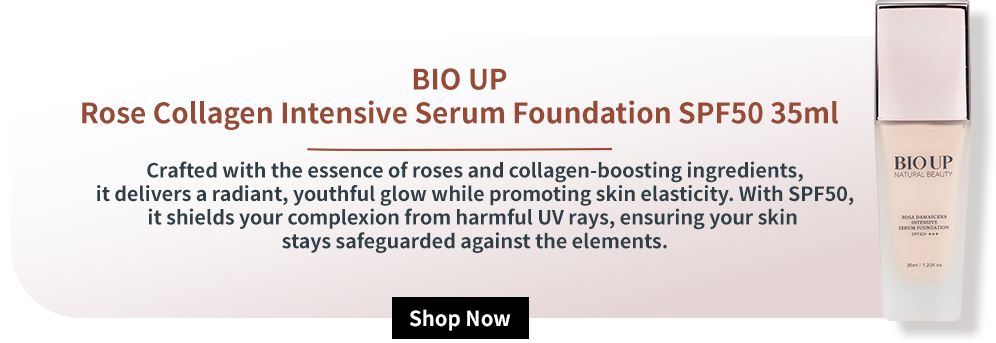 Natural BeautyBIO UP Rose Collagen Intensive Serum Foundation SPF50 