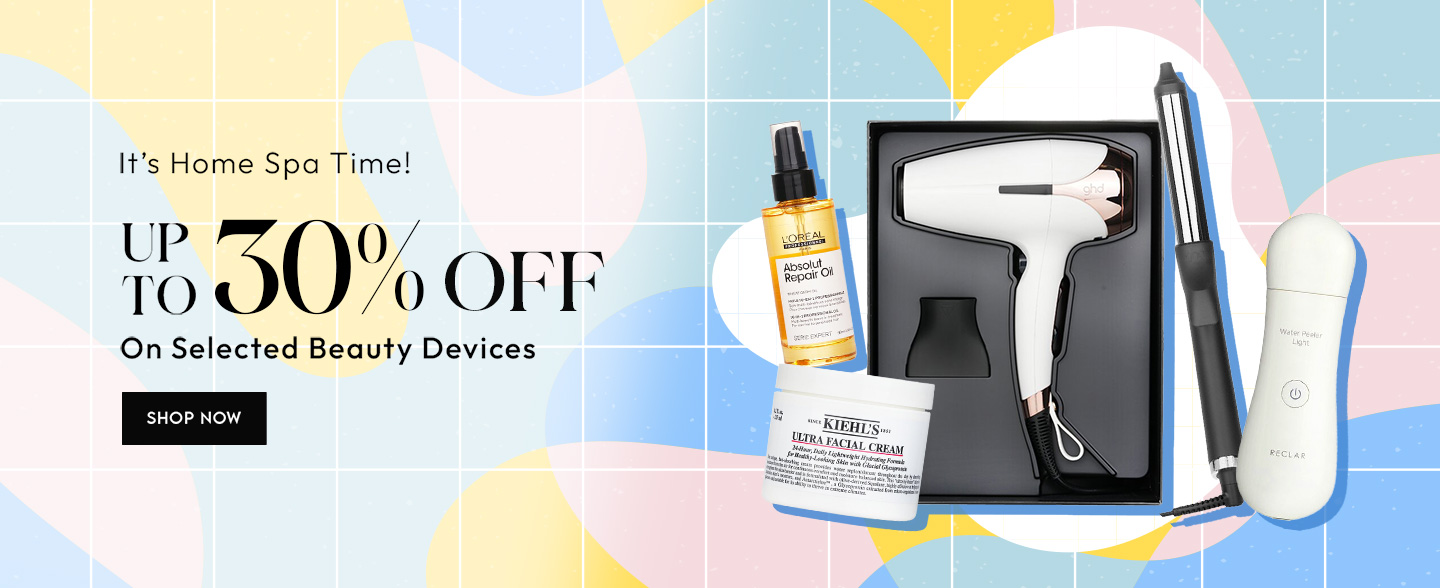 Grab our beauty devices, facial masks & hair goodies for up to 30% off!