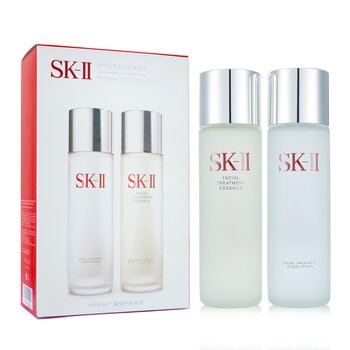 SK II Pitera Deluxe Set: Facial Treatment Clear Lotion 230ml + Facial Treatment Essence 230ml 09125 2x230ml/7.77oz