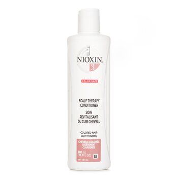 Nioxin Density System 3 Scalp Therapy Conditioner (Colored Hair, Light Thinning, Color Safe) 300ml/10.1oz