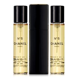 Chanel Woda toaletowa EDT Spray No.5 z dwoma wkładami (edycja limitowana) 3x20ml/0.7oz