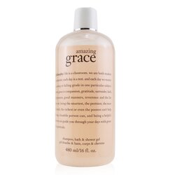 פילוסופי Amazing Grace Perfumed Shampoo, Bath & Shower Gel 480ml/16oz