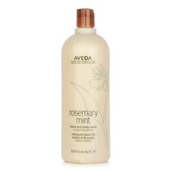 Aveda Sabonete liquido cremoso de banho alecrin e menta p/ mão e corpo 1000ml