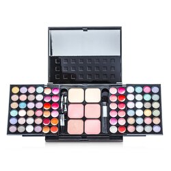 Cameleon MakeUp Kit 396 (48x Eyeshadow, 24x Lip Color, 2x Pressed Powder, 4x Blusher, 5x Applicator) -