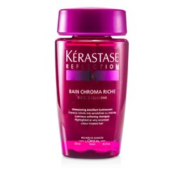 Kerastase Reflection Bain Chroma Riche Сияющий Смягчающий Шампунь (для Мелированных и Чувствительных Окрашенных Волос) 250мл./8.5унц.