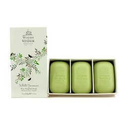 Woods Of Windsor White Jasmine Fine English صابون 3x100g/3.5oz