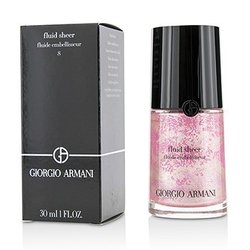 Giorgio Armani Transparentní rozjasňující závoj Fluid Sheer - č. 8 Sienna 30ml/1oz