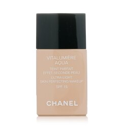 Chanel Base liquida Vitalumiere Aqua Ultra Light Skin Perfecting Make Up SFP 15 - # 40 Beige 30ml/1oz