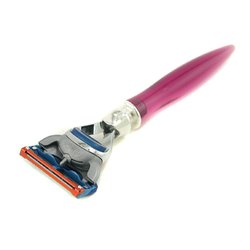 EShave Maszynka do golenia z trzema ostrzami 3 Blade Razor - Purple 1 sztuka