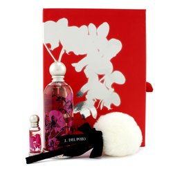Jesus Del Pozo Estuche Halloween Kiss: Eau De Toilette Spray 100ml/3.4oz + Polvo Corporal Brillante 5g/0.17oz+ Miniatura 4ml/0.13oz 3pcs