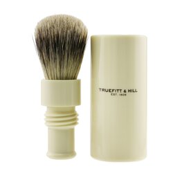 Truefitt & Hill Turnback Traveler Badger Hair Shave Brush - # Ivory 1pc
