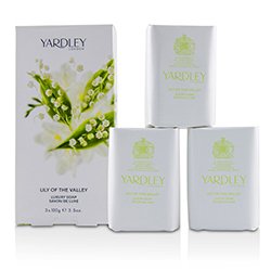 Yardley Sabonete Lily Of The Valley Luxury Soap 3x100g/3.5oz