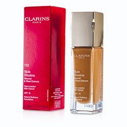 Clarins Cilt İllüzyonu Doğal Parlak Fondöten SPF 10 - # 113 Kestane 402731 30ml/1oz