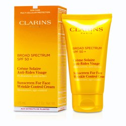 Clarins Pantalla Protectora Solar Anti arrugas alta protección Rostro SPF 50+ 75ml/2.7oz