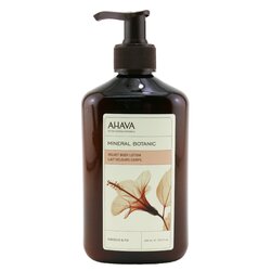 Ahava لوشن الجسم النباتي المعدني المخملي - بالكركدية والتين 400ml/13.5oz