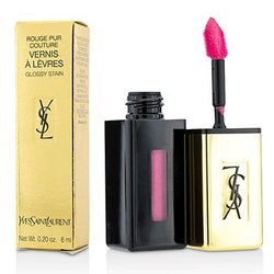 Yves Saint Laurent Batom Rouge Pur Couture Vernis a Levres Glossy Stain - # 15 Rose Vinyl 6ml/0.2oz