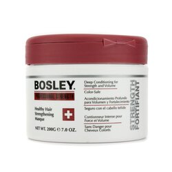 Bosley มาสก์เพิ่มความแข็งแรงให้ผมสุขภาพดี Professional Strength Healthy Hair Strengthening Masque (สำหรับผมเสียและผมอ่อนแอ) 200g/7oz