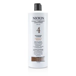 Nioxin نظام 4 بلسم معالج لفروة الرأس للشعر الرقيق والمعالج كيميائياً، والخفيف بشكل ملحوظ 1000ml/33.8oz