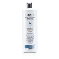 Nioxin System 5 Scalp Therapy Conditioner For Medium to Coarse Hair, Chemically Treated, Normal to Thin-Looking Hair 1000ml/33.8oz