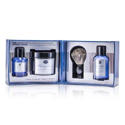 The Art Of Shaving The 4 Elements Of The Perfect Shave - Ocean Kelp (Pre Shave Gel+ Shave Crm+ A/S Lotion+ Brush) 4pcs
