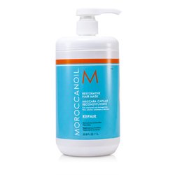 Moroccanoil Máscara Restauradora de Cabello - Para Cabello Débil y Dañado (Producto Salón) 1000ml/33.8oz