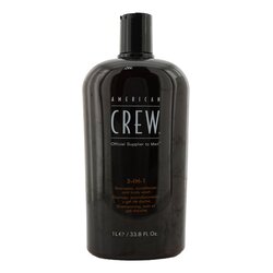 American Crew Men Classic 3-IN-1 Shampoo, hiustenhoitoaine & vartalopesu 1000ml/33.8oz