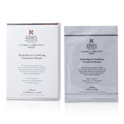 Kiehl's Clearly Corrective White Hydrating & Clarifying Treatment Masque (6 Sheets) S12450 6x25ml/0.85oz