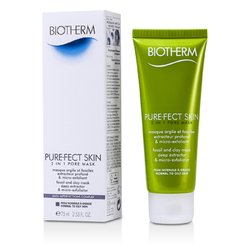 Biotherm Pure.Fect Skin 2 in1 Pore Mask (Normal to Oily Skin) 75ml/2.53oz