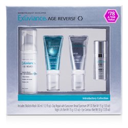 Exuviance Age Reverse Introductory Collection: BioActiv Jabón + Reparación de Día + Lift de Noche + Contorno de Ojos 4pcs