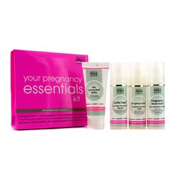 Mama Mio Your Pregnancy Essentials Kit: Tummy Rub Butter
30ml + Facial Wash 30ml + Pregnancy Boob Tube 30ml + Lucky Legs 30ml 4pcs