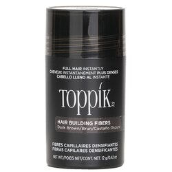 Toppik Hair Building Fibers - Untuk Alis Mata - # Dark Brown 12g/0.42oz