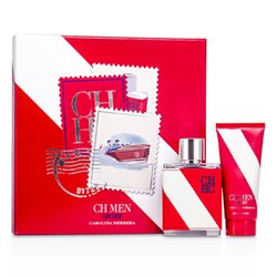 Carolina Herrera CH Sport Coffret: Eau De Toilette Spray 100ml/3.4oz + After Shave Balm 100ml/3.4oz 2pcs