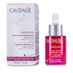 Caudalie Vinosource Нічна Відновлююча Олія (Для сухої і дуже сухої шкіри) 30ml/1oz