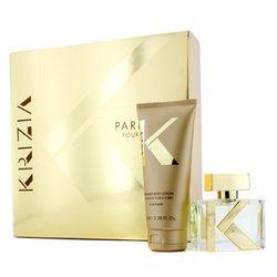 Krizia Pour Femme مجموعة: أو دو برفام سبراي 30مل/1أوقية + لوشن الجسم 100مل/3.38أوقية 2pcs