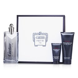 Cartier Declaration d'un Soir Набор: Туалетная Вода Спрей 100мл/3.3унц + Гель для Душа 100мл/3.3унц + Эмульсия после Бритья 30мл/1унц 3pcs