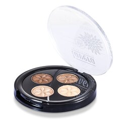 לוורה Beautiful Mineral Eyeshadow Quattro - # 02 Cappuccino Cream - צללית עיניים מינראלית 4x0.8g/0.026oz