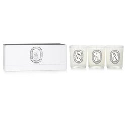 Diptyque Minikynttilärasia: (Baies, Figuier, Roses) 3x 70g/2.4oz
