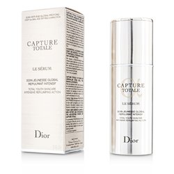 Christian Dior Capture Totale Le Serum Reduserer synligheten av rynker og fine linjer|Gir en fastere, mykere, glattere, lysere og ungdommelig hud|Bruk: Påfør en liten mengde dag og natt på renset ansikt etter fuktighetskrem 30ml/1oz