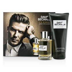 David Beckham Classic Coffret: After Shave Lotion 60ml/2oz + Hair & Body Wash 200ml/6.7oz 2pcs